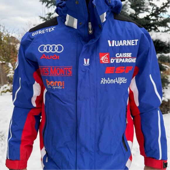 Authentic VUARNET FRENCH SKI TEAM Men's combo SKI JACKET & PANTS Audi / Alps - Picture 1 of 12
